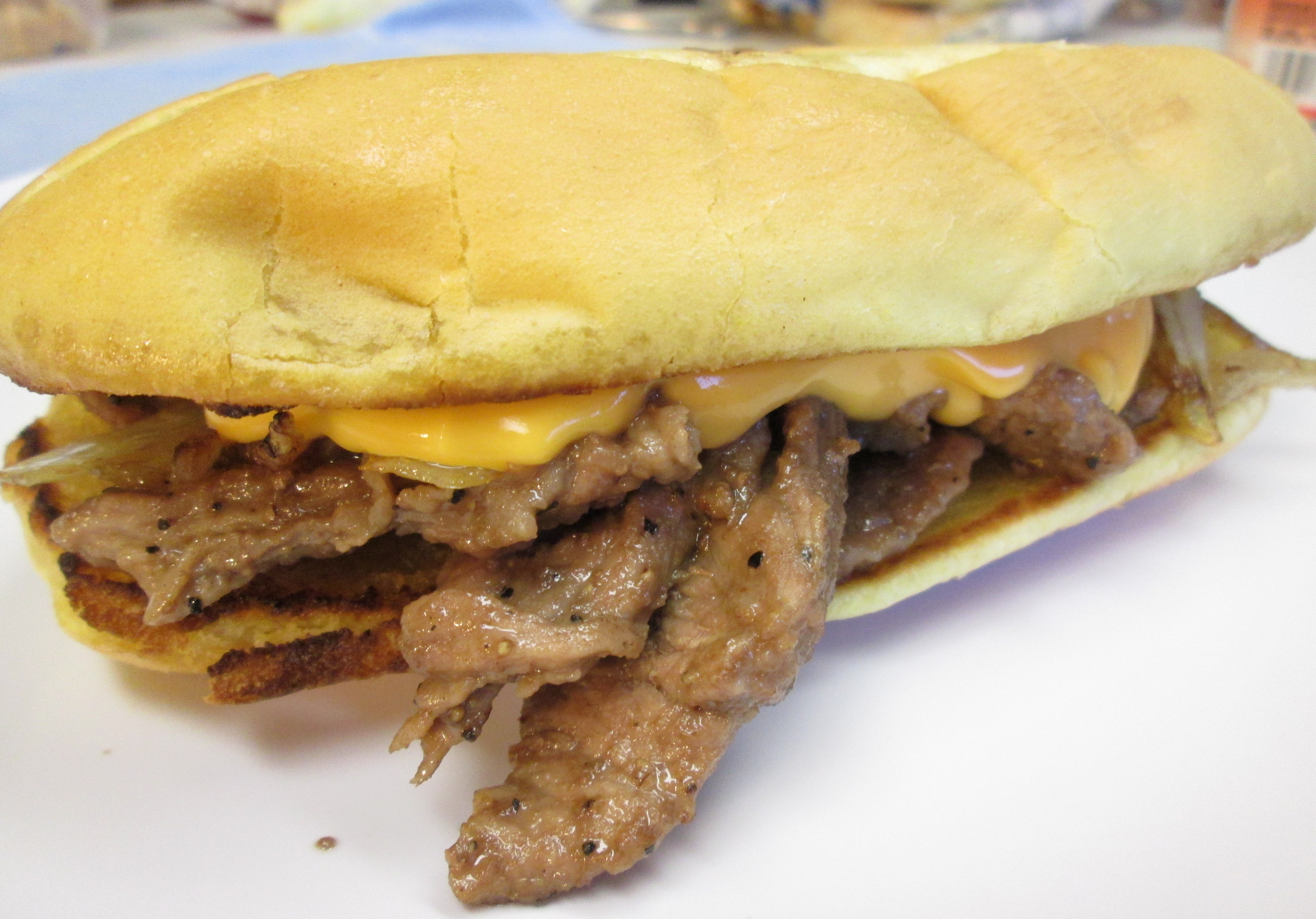 Philly Cheese Steak Sandwich - Poor Man's Gourmet Kitchen