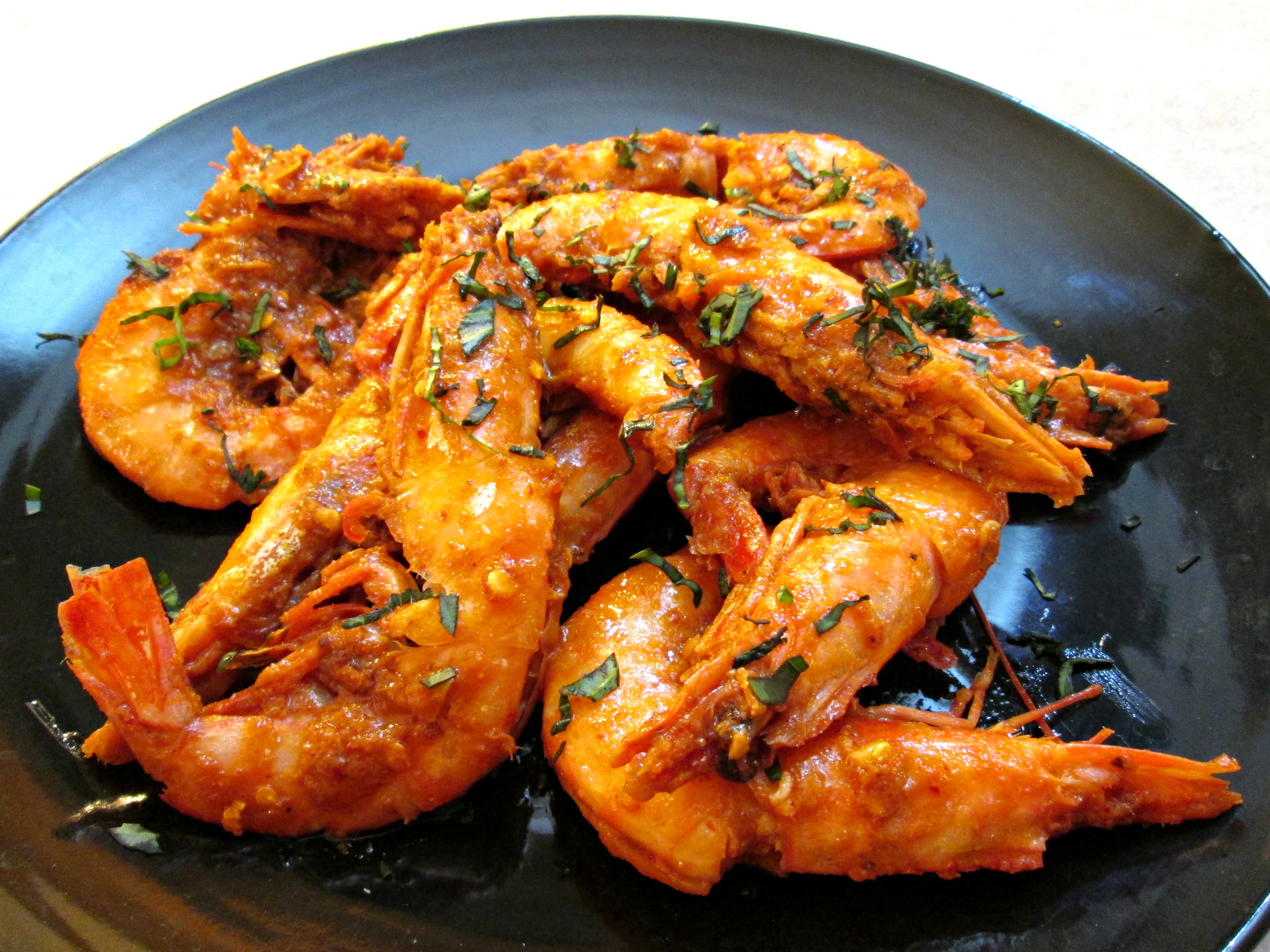 Thai Red Curry Shrimp Main pic