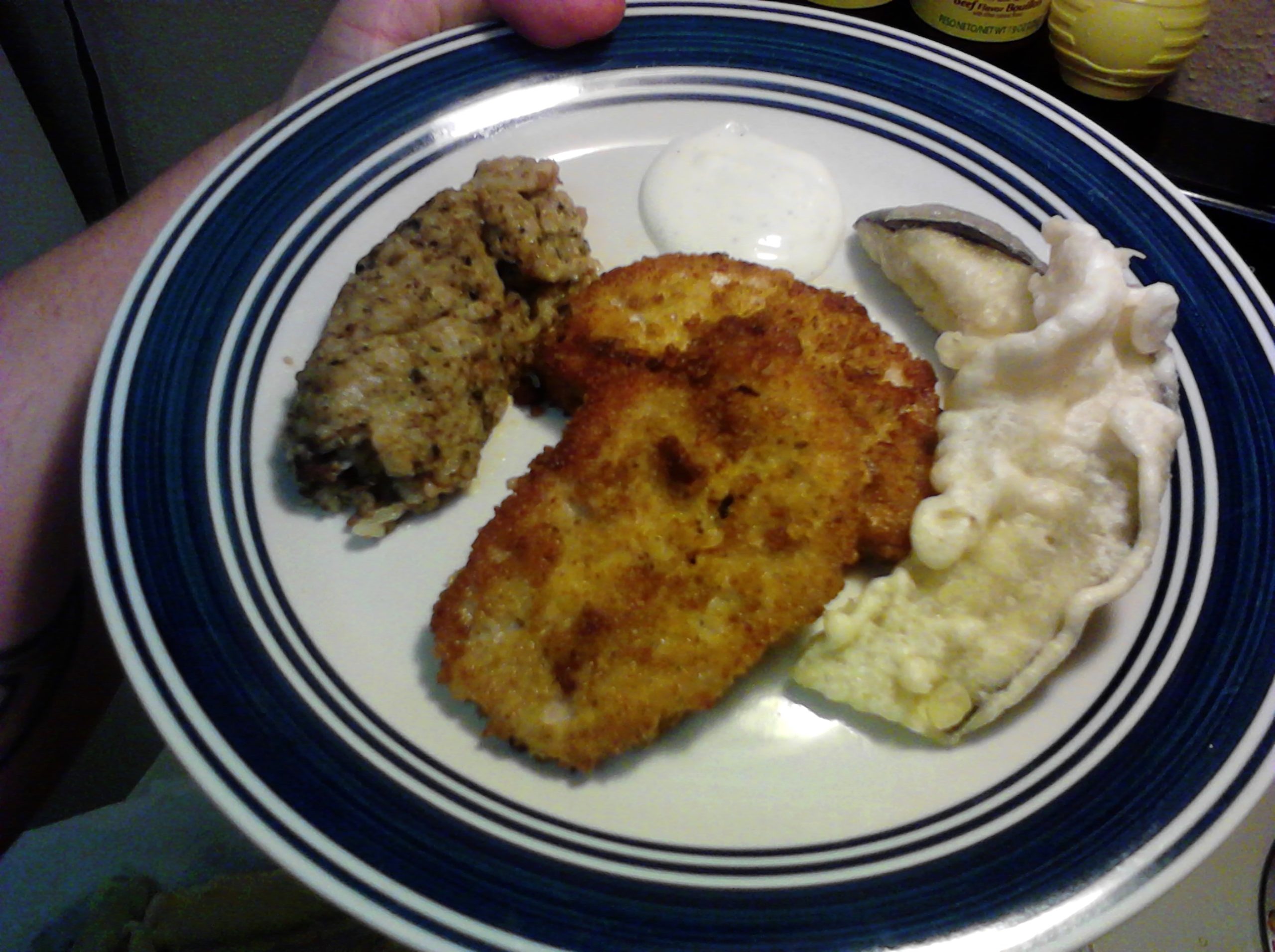Pan Fried Breaded Pork Chop