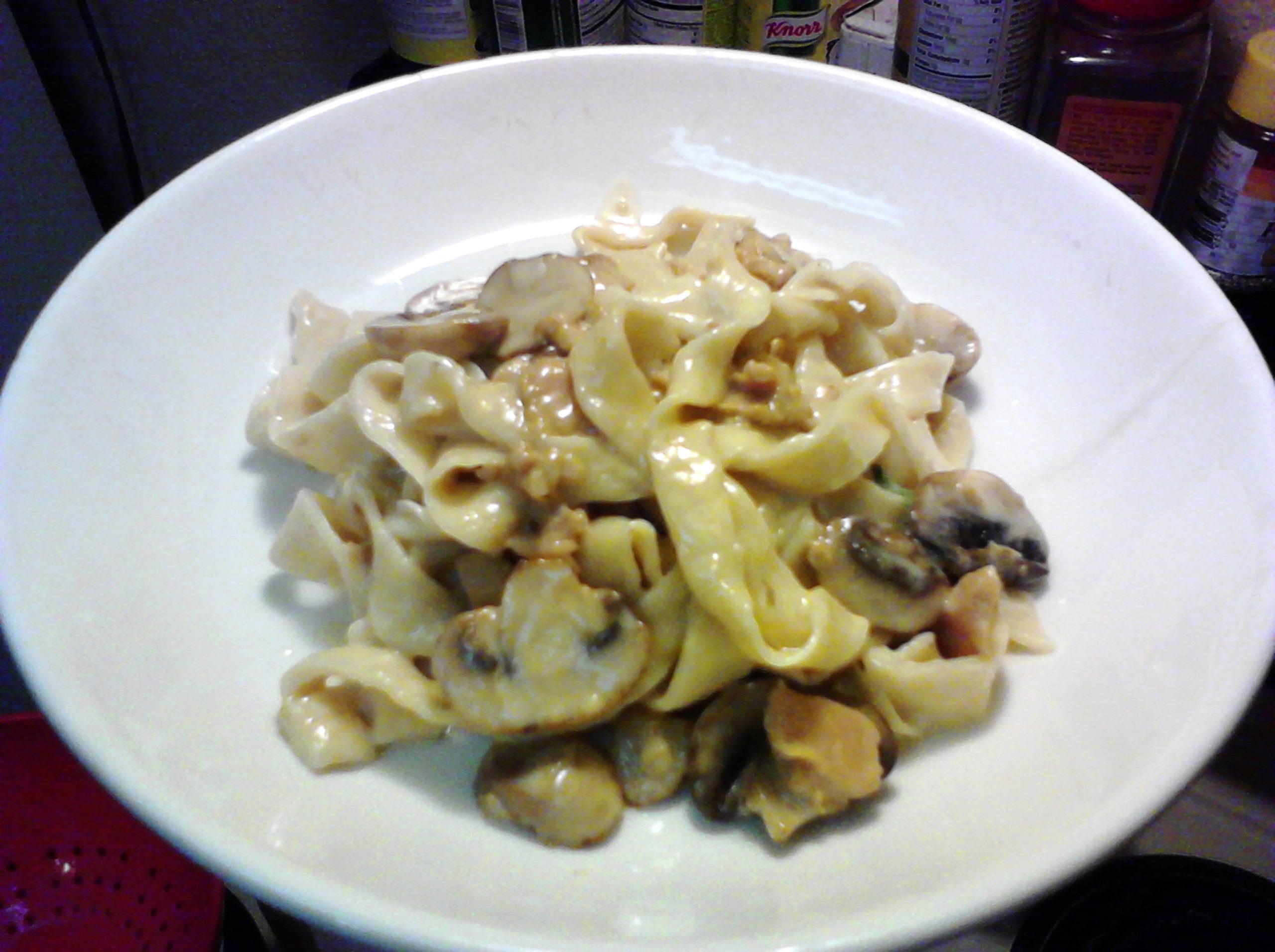 Clam Sauce Recipe with Sauteed Mushrooms