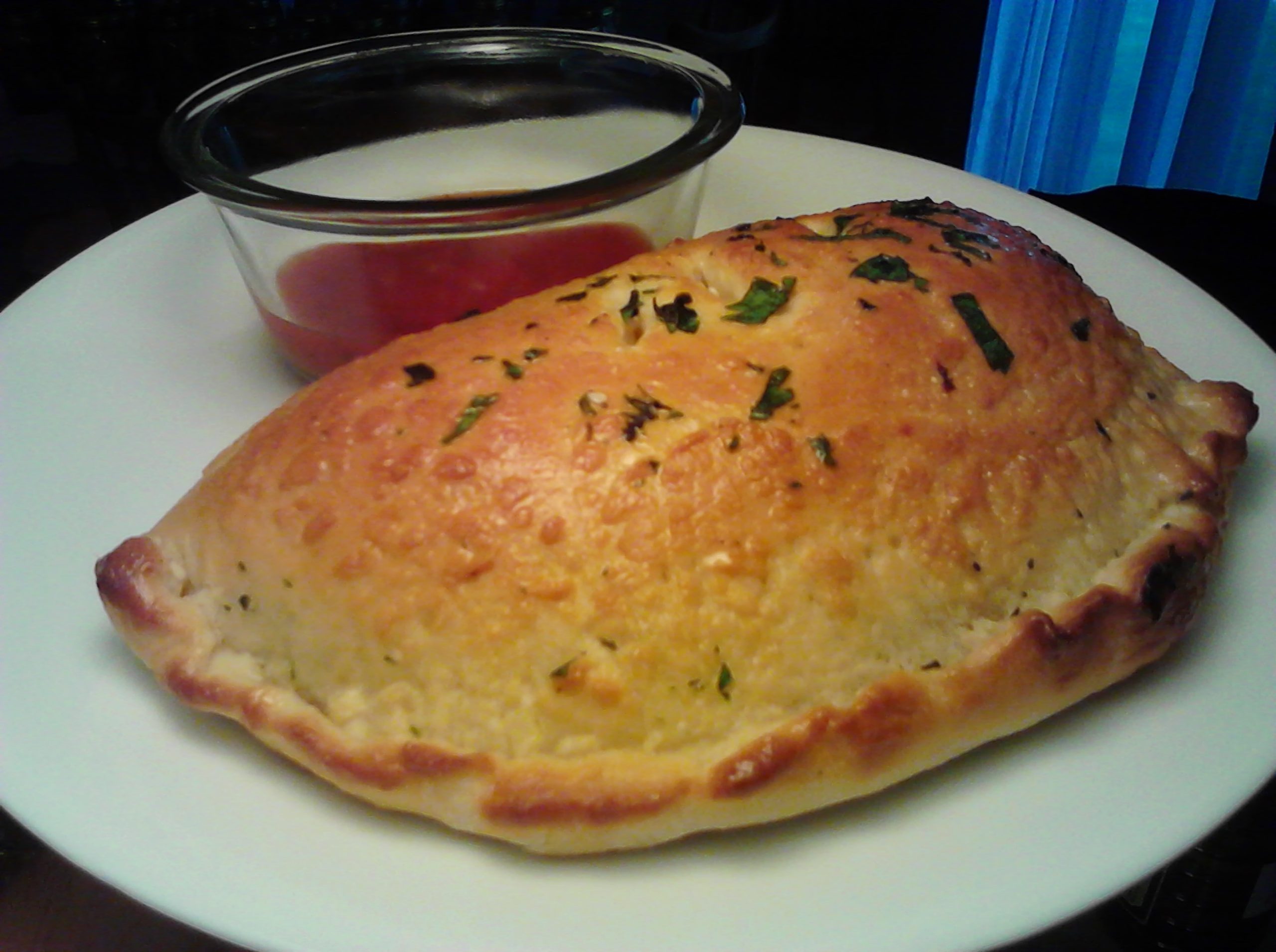 Calzones- Saucey, Meaty, Golden Brown and Cheesy