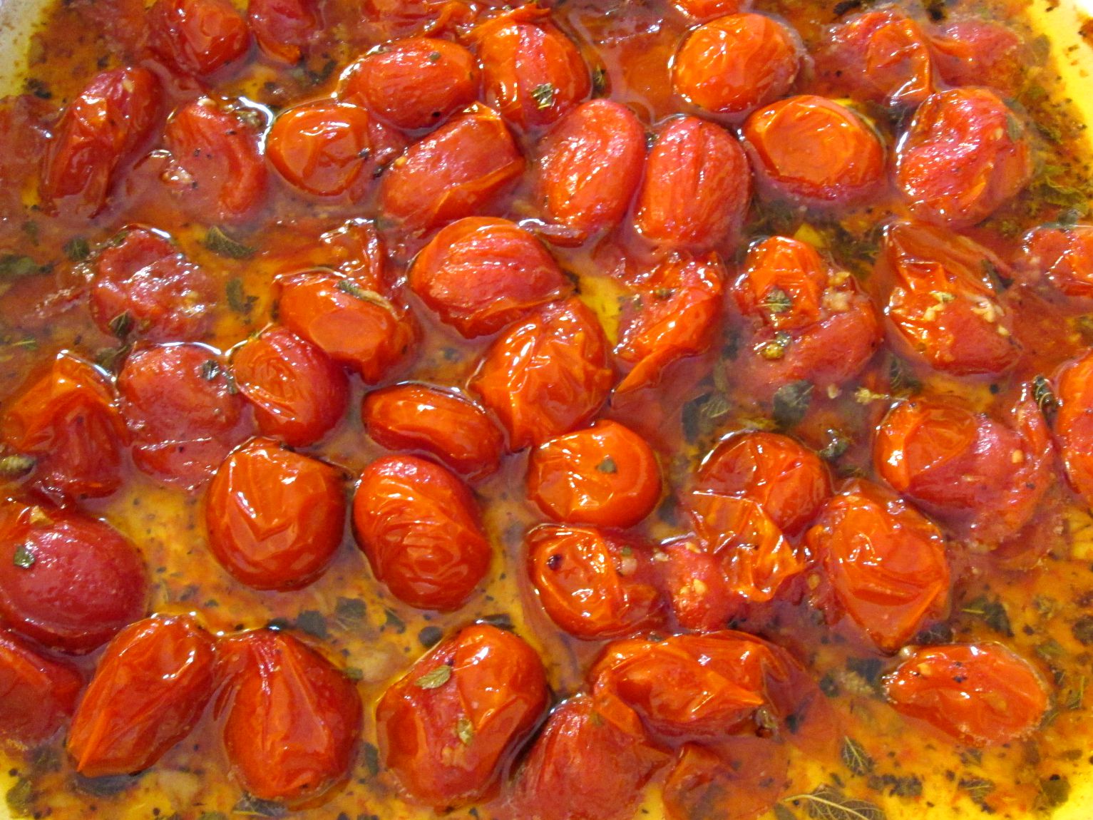 Roasted Tomatoes – Marinated and Roasted Cherry Tomatoes Recipe