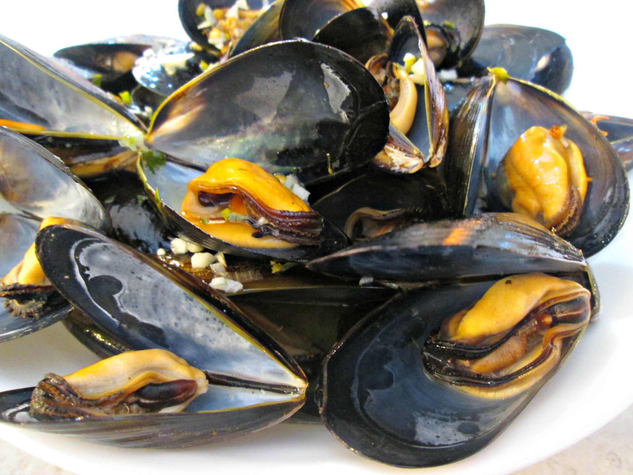 Mussels in a Lemon Garlic Butter Sauce