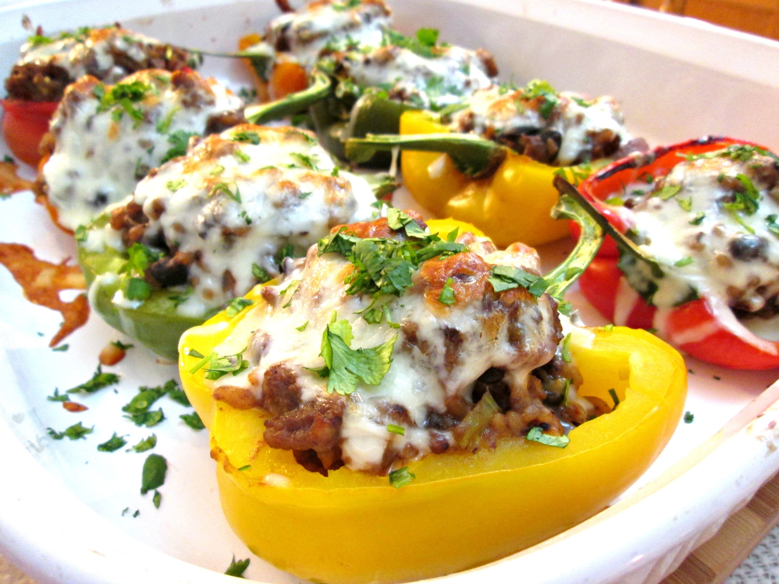 Roasted Stuffed Peppers