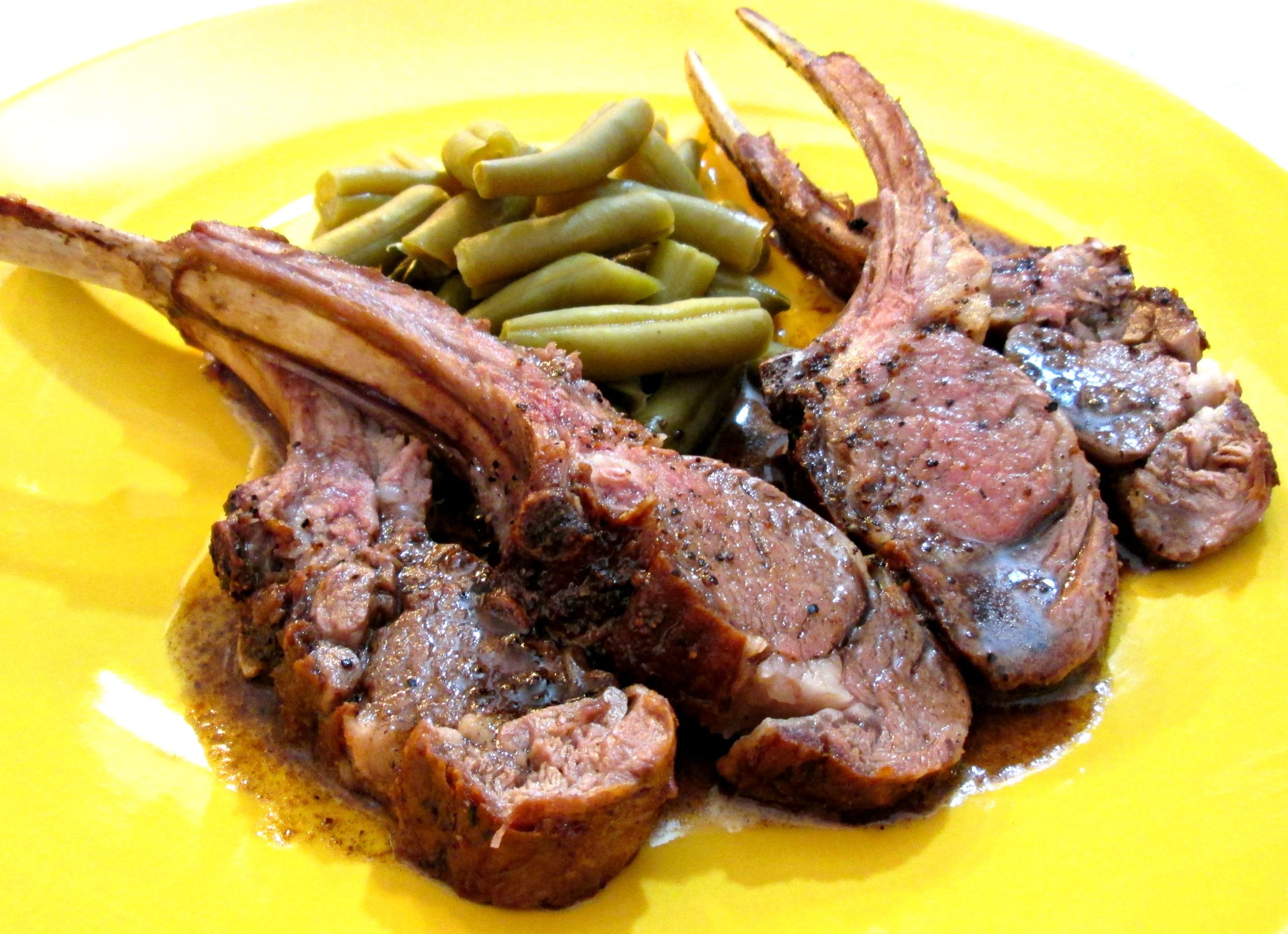 Lamb Chops – Rack of Lamb with Aju