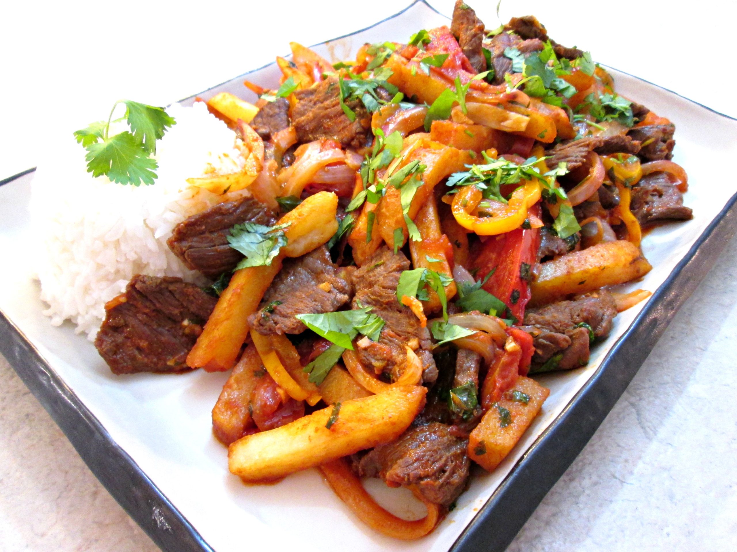 Lomo Saltado – Asian and Spanish Fusion