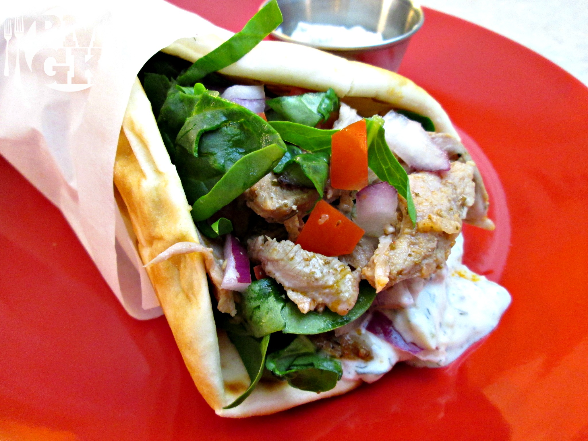 Pork Gyro – Greek Tacos with Pita Bread