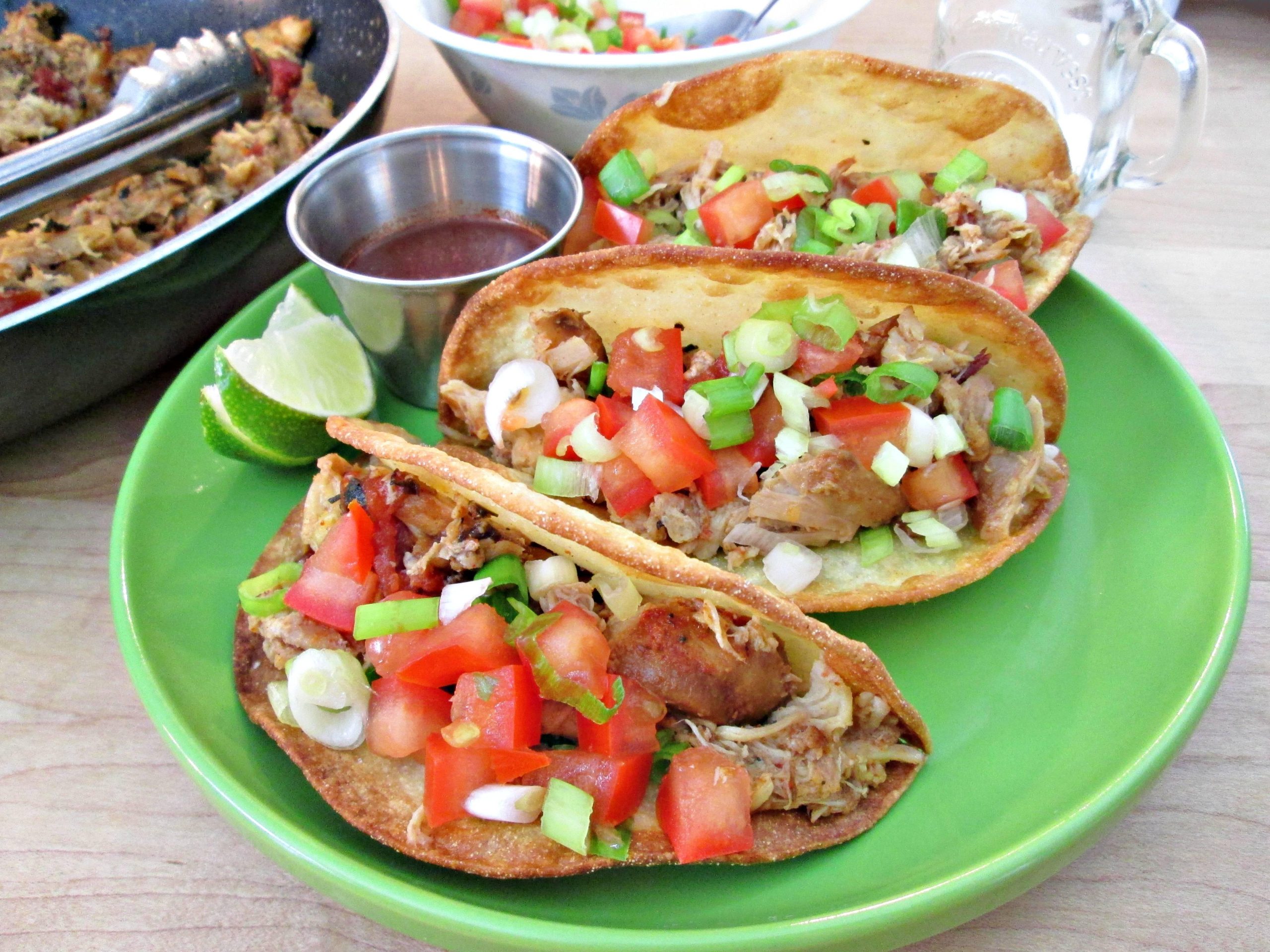 Shredded Chicken Tacos