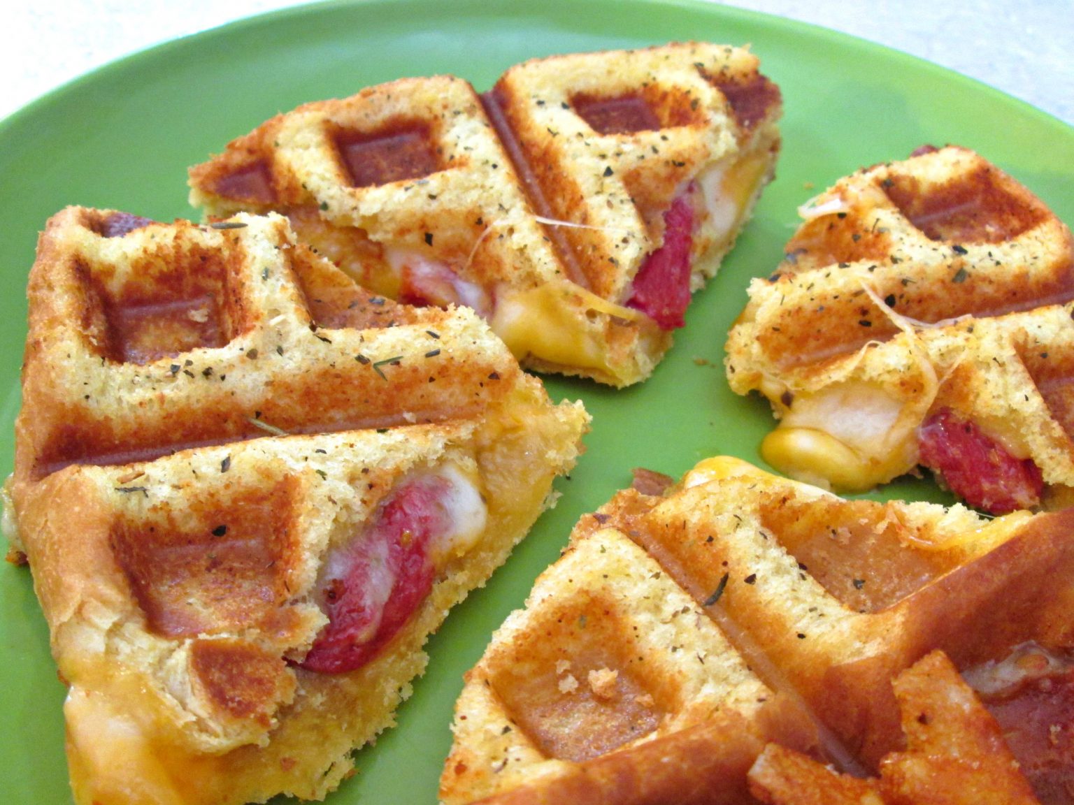 Waffle Iron Grilled Cheese Poor Man's Gourmet Kitchen