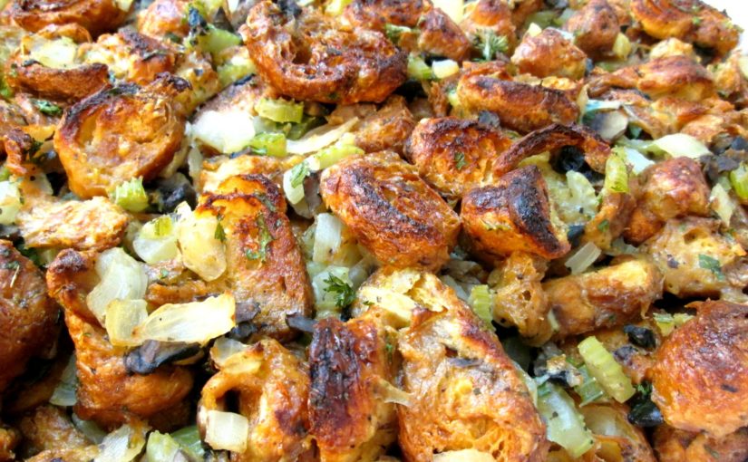 Croissant Stuffing with Mushrooms