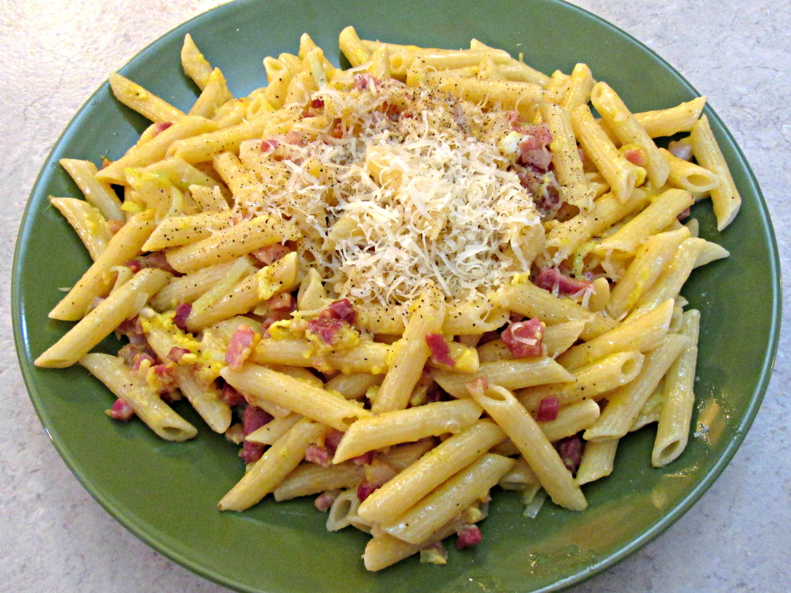 Pasta Carbonara Poor Man S Gourmet Kitchen