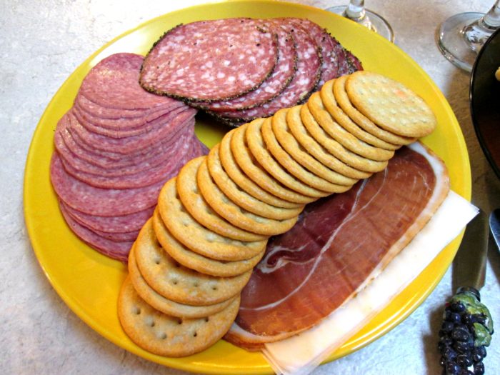 Meat, Cheese and Crackers Poor Man's Gourmet Kitchen