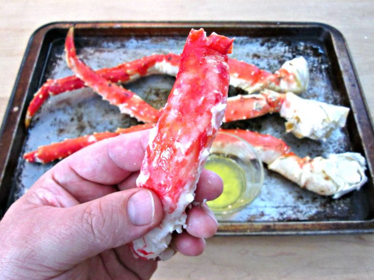 King Crab Legs Baked, Grilled or Steamed - Poor Man's Gourmet Kitchen How To Cook Crab Meat Without Shell