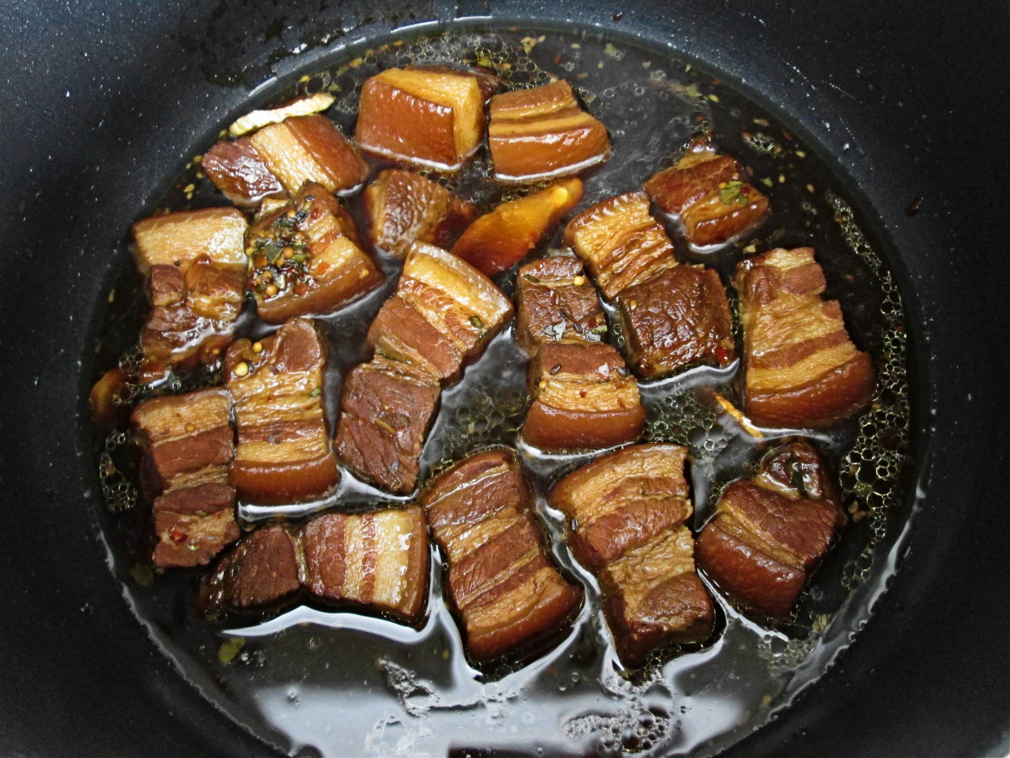 Braised Pork Belly with Noodles Poor Man