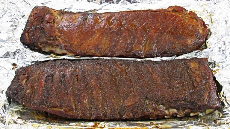 Smoked Spare Ribs on a Gas Grill