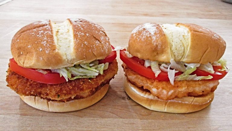 Shrimp Burger style Po’ boy Sandwich