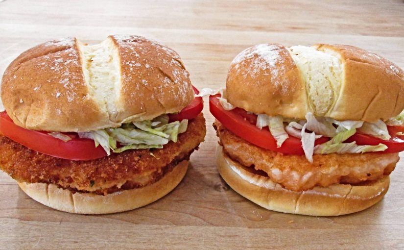 Shrimp Burger style Po’ boy Sandwich