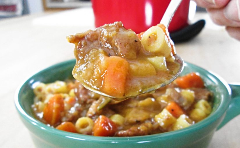 Easy Beef Stew with Ditalini