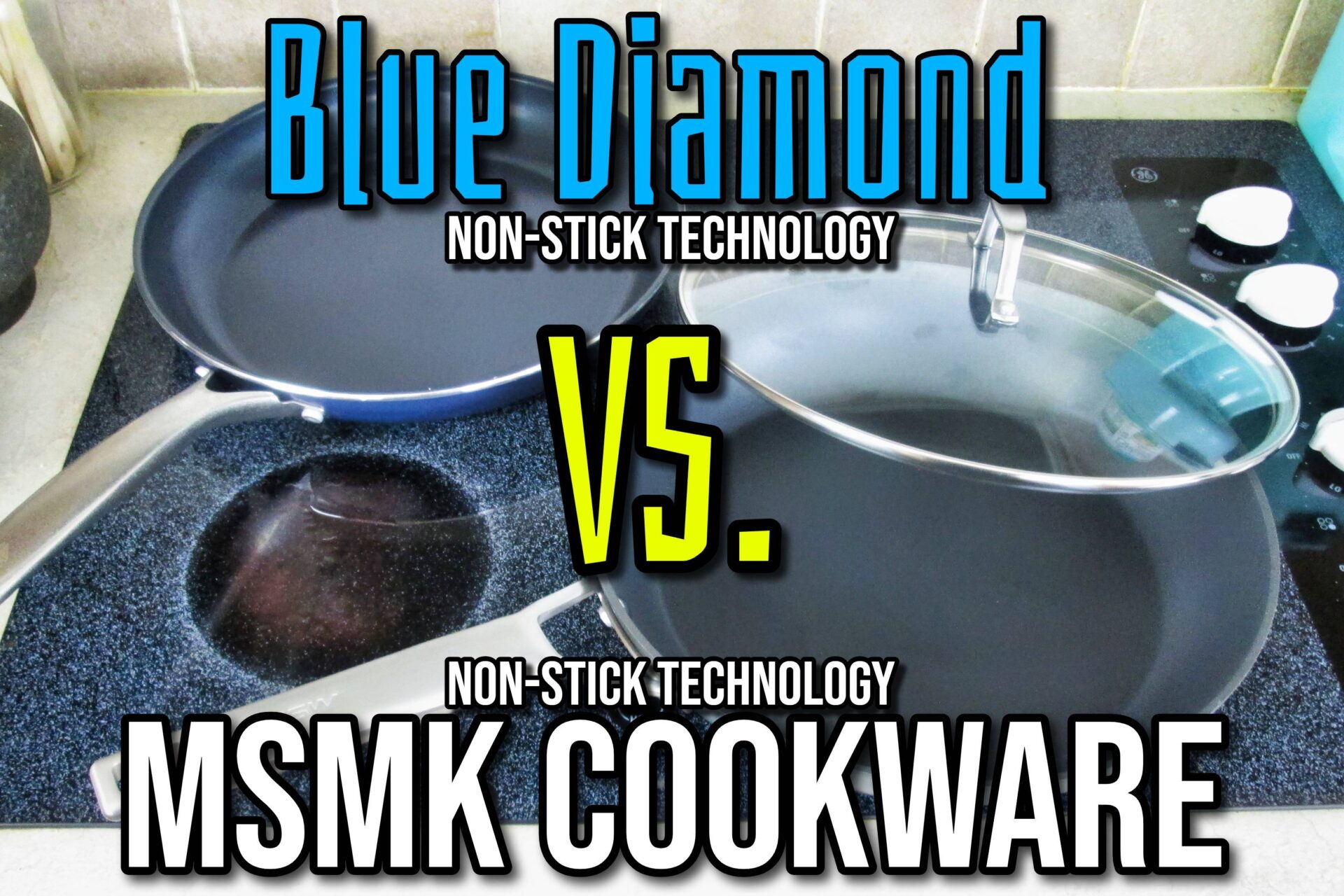 Non-Stick Cookware Review Blue Diamond vs. MSMK PRO - Poor Man's