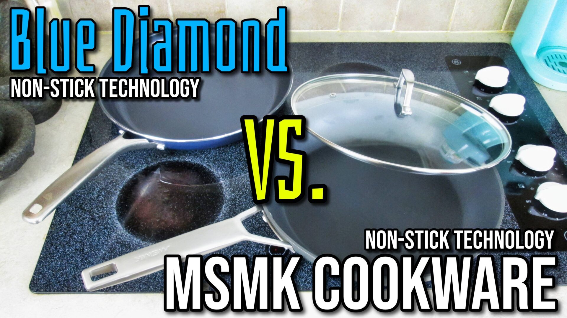 Non-Stick Cookware Review Blue Diamond vs. MSMK PRO - Poor Man's