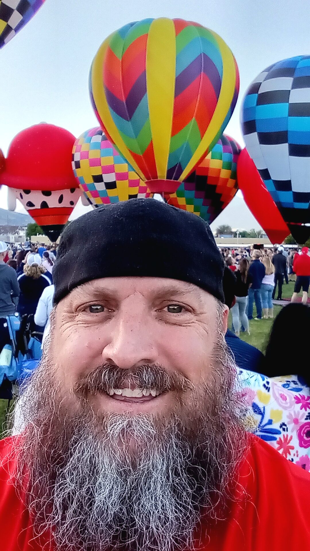 Me at the Balloon Fest